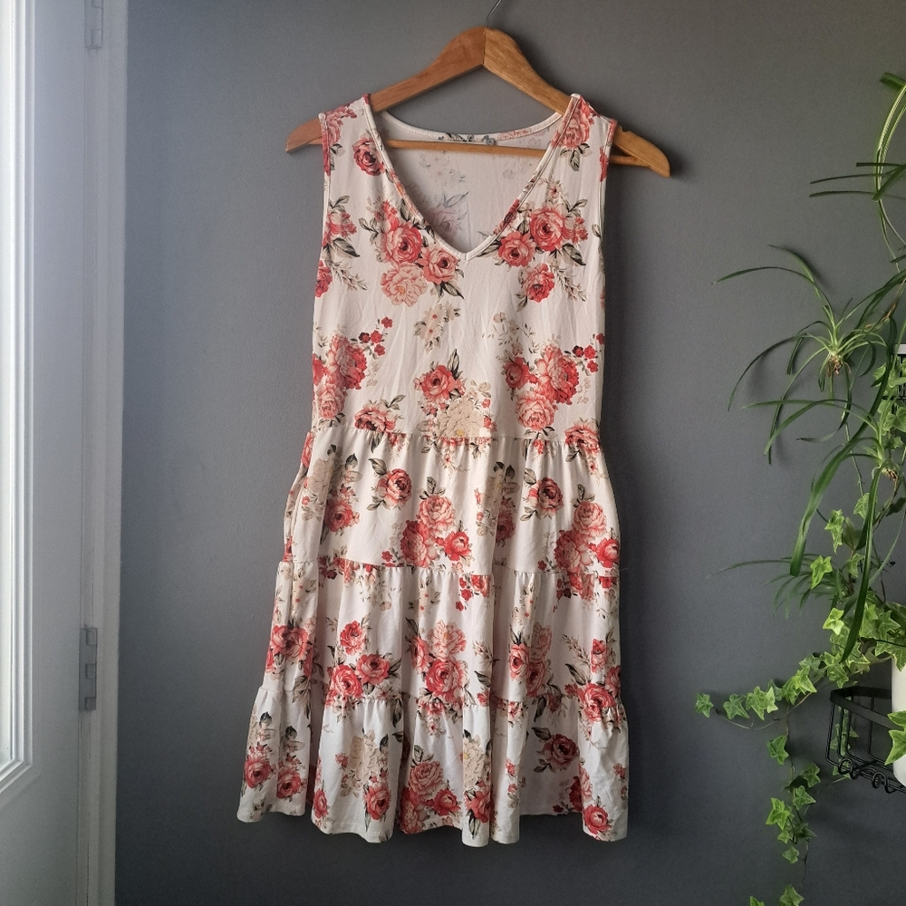 ☀️ M Floral Dress with pockets CS